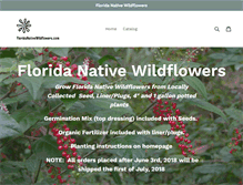 Tablet Screenshot of floridanativewildflowers.com